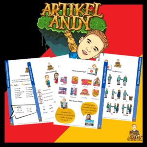Artikel-Andy - Sich vorstellen DaF/DaZ Remote/Digital für Kinder